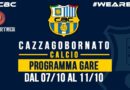 PROGRAMMA GARE dal 07 Ottobre 2026 PROGRAMMA GARE dal 07 Ottobre 2026